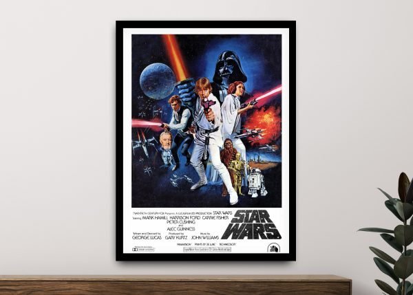 A New Hope Star Wars Vintage Poster | Canvas Prints Perth