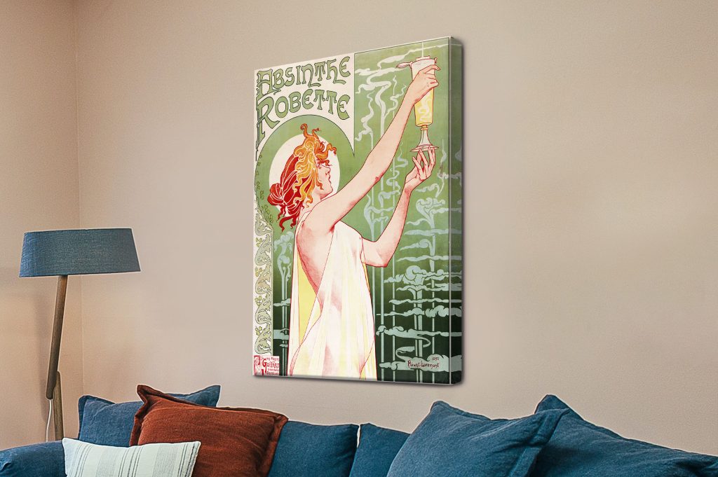 Absinthe Poster canvas print