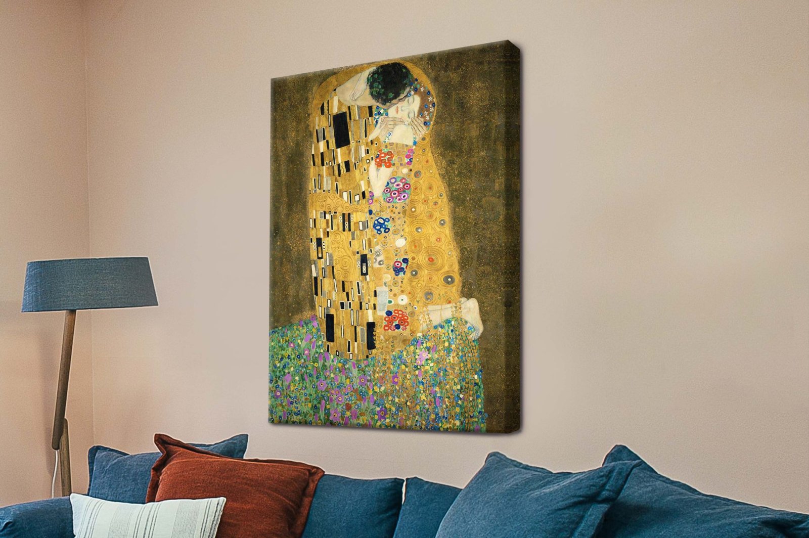 The Kiss by Gustav Klimt Canvas Print | Cheap Wall Art Australia
