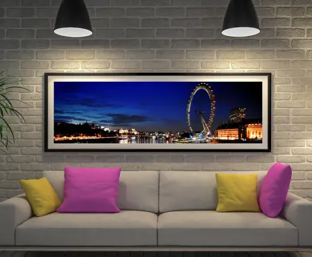 London Panorama: bold gallery wrap canvas crafted in Australia, fade-resistant pigment, dispatched Australia-wide.