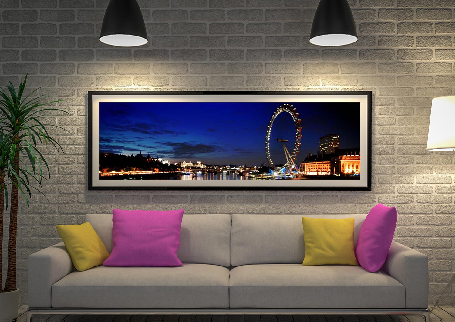 London Panorama: bold gallery wrap canvas crafted in Australia, fade-resistant pigment, dispatched Australia-wide.