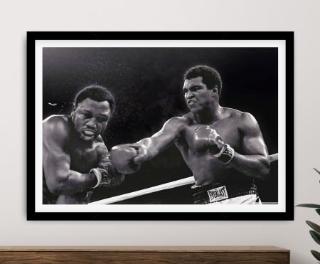 Muhammad Ali versus Joe Frazier boxing canvas print