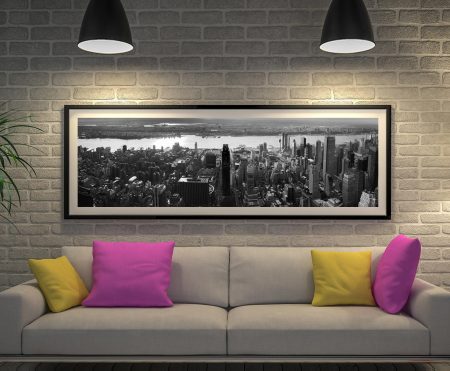 Classic museum-quality print of New York Panoramic Print produced in Australia; museum-grade, perfect for statement piece.