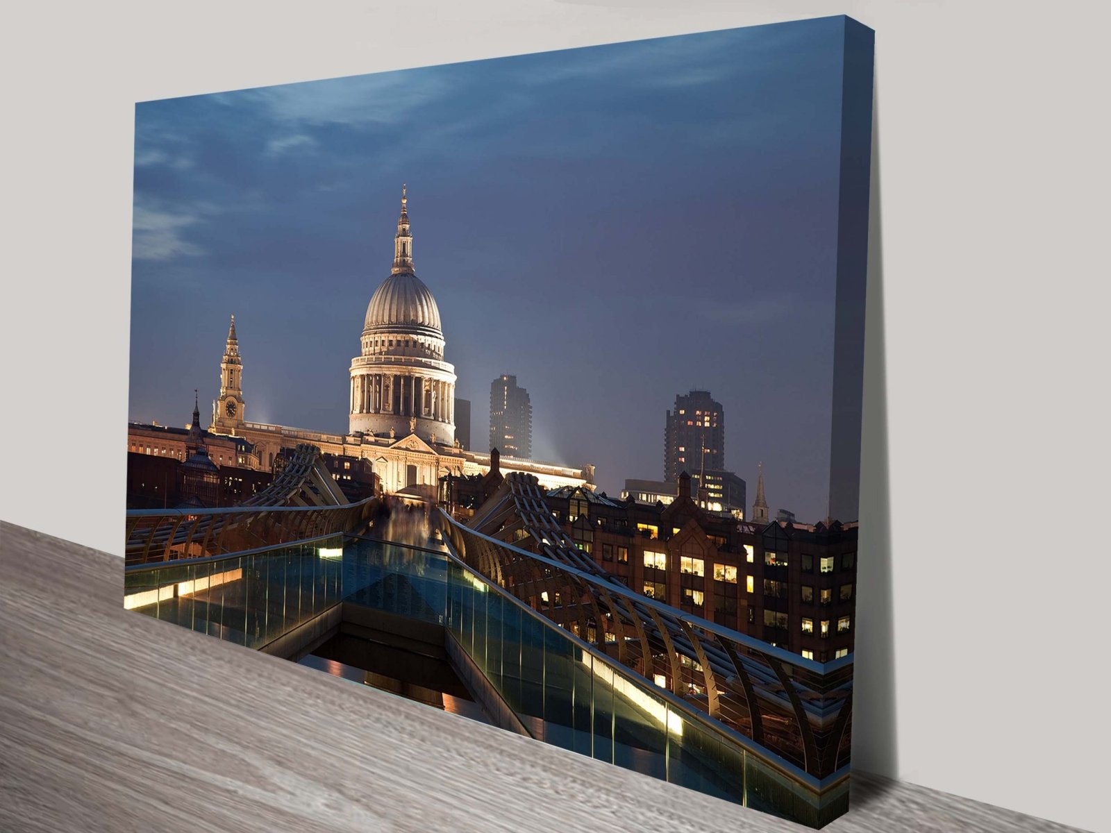 Canvas print of St Pauls Cathedral, elegant London landmark for a lounge
