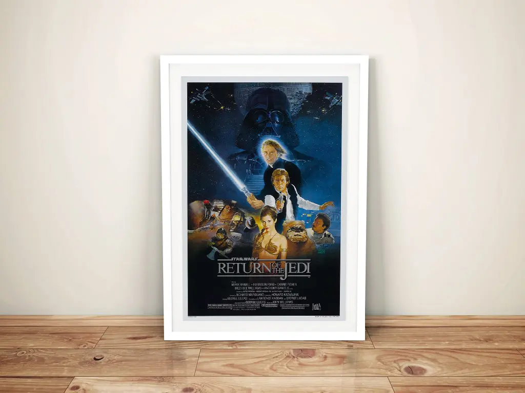 Return of the Jedi Star Wars Wall Art Print | Canvas Prints Perth
