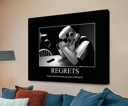 Storm Troopers Regrets - available to every Australian state from Perth as a museum-quality print, timeless giclée print or paper print.