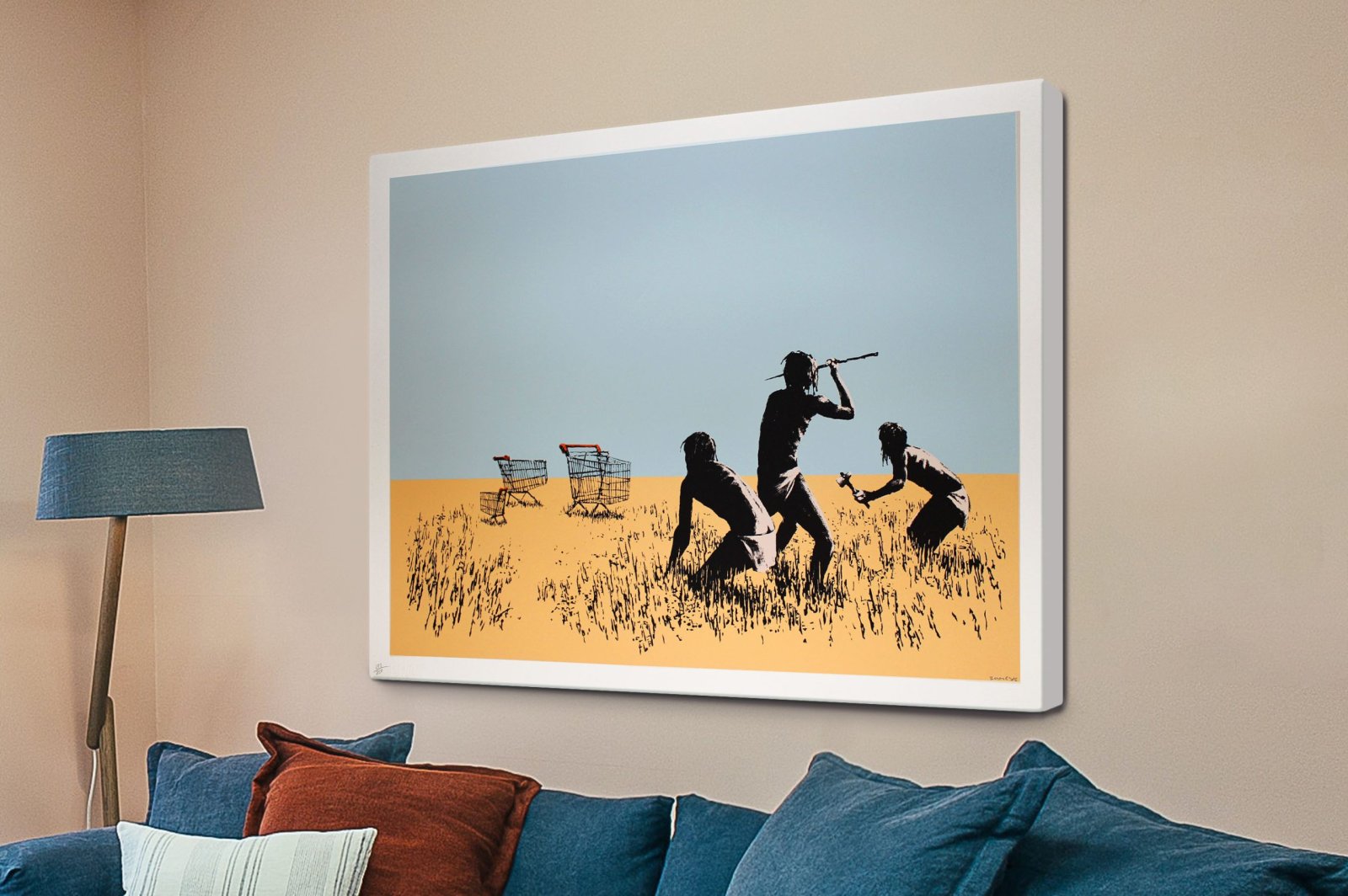 Reproduction D'art Banksy - Trolley Hunter - Avec Certificat - Neuf