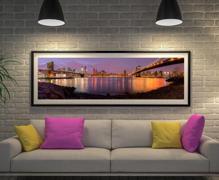 Brooklyn Panoramic stretched canvas from our Australia studio, museum-grade, shipped Australia-wide.