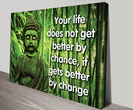 Better Change wall art print, designer statement artwork