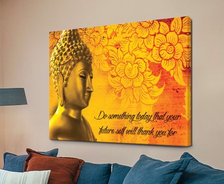 gallery print | Do Something Today - statement canvas print, refined and ready to hang