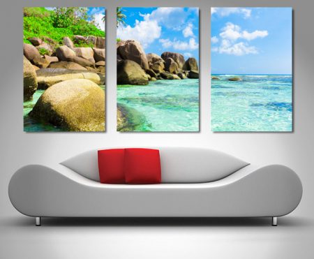 Buy a Tropical Paradise Triptych Set of Prints