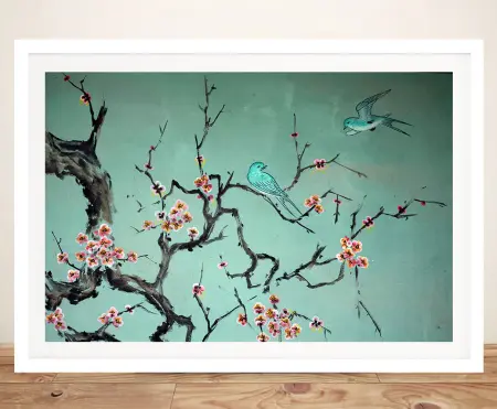 Korean Traditional Painting Framed Wall Print