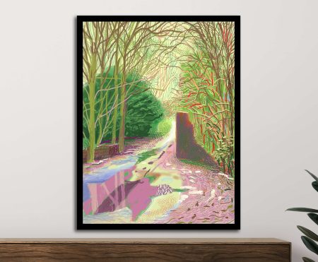 2 January by David Hockney in a framed presentation