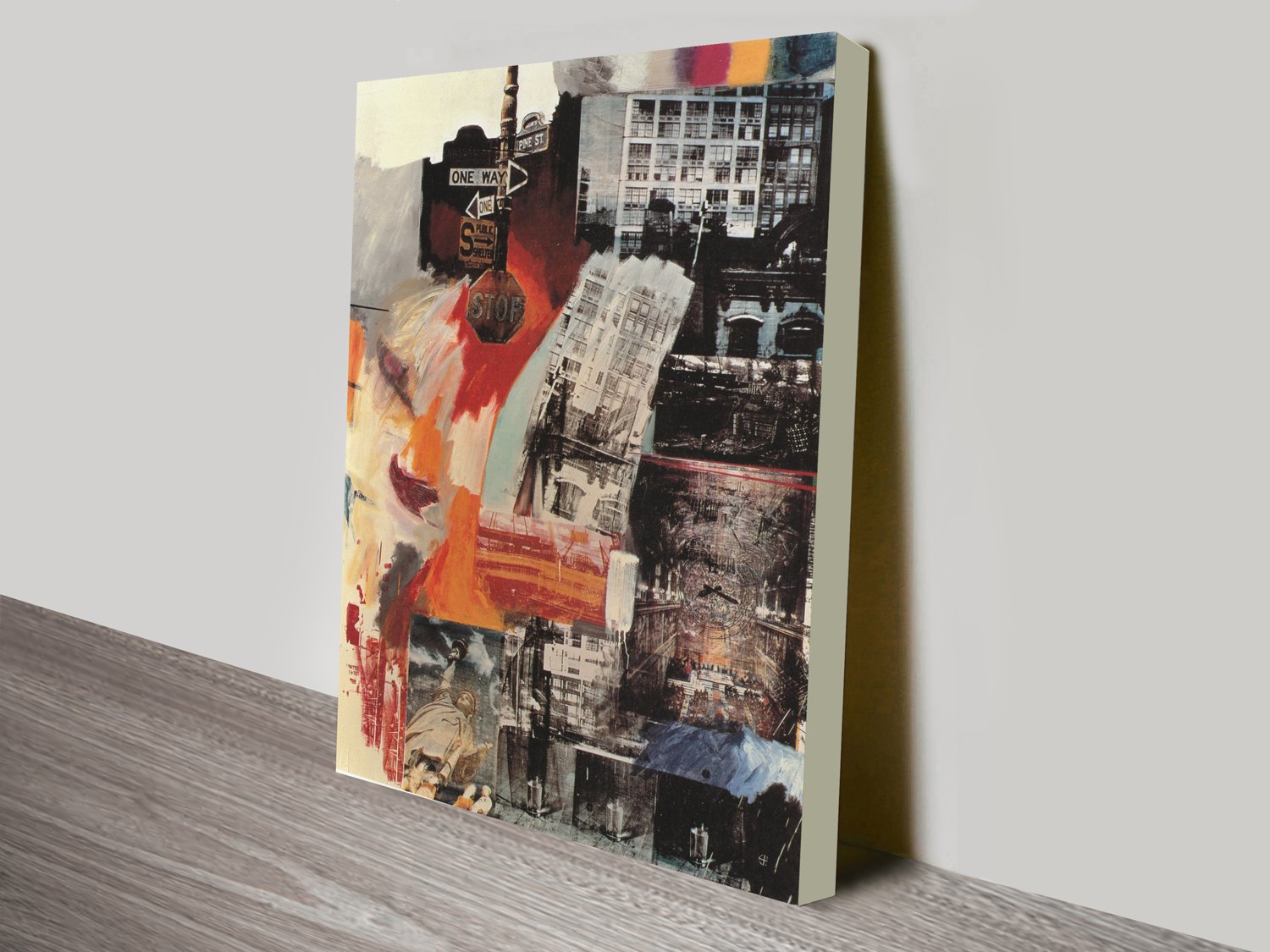 Robert Rausenberg Estat Rauschenberg Estate 1963 Modern Art Print | Canvas Prints Perth