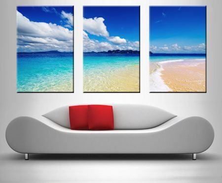 Aquatopia Australia canvas print, modern gallery artwork