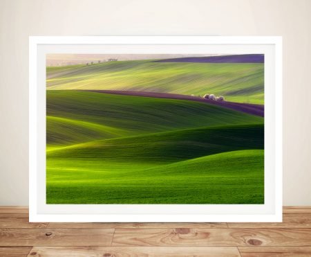 Rolling Hills fine art print, skyline scenery artwork