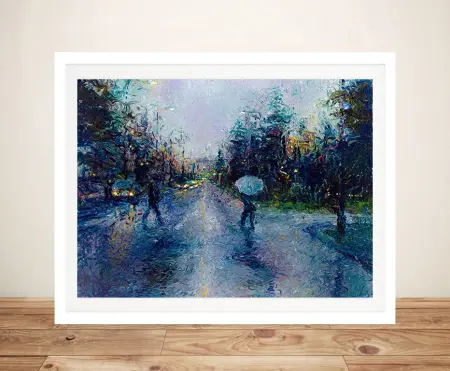 Slippery sidewalk Iris Scott Print