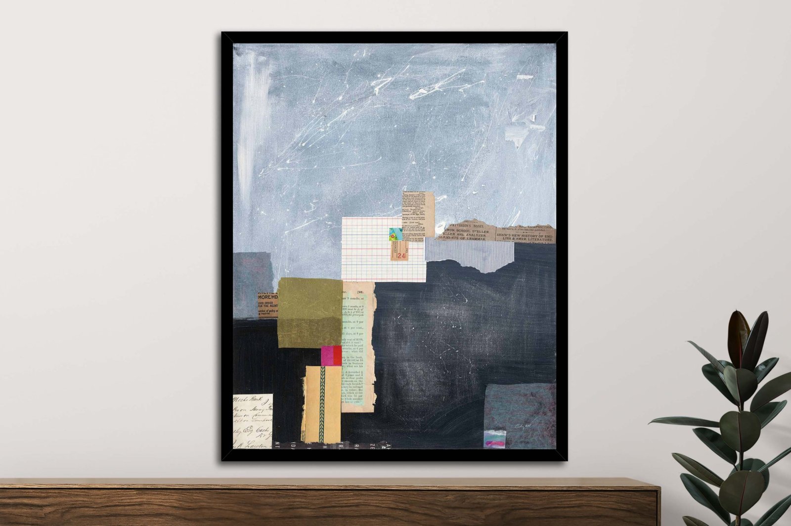 Block Abstract I by Courtney Prahl | Modern Abstract Print