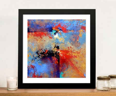 Presence canvas wall art, modern abstract artwork in a contemporary palette