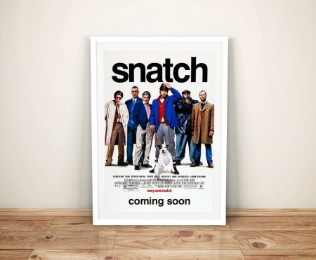 Snatch canvas print, vintage cinema poster artwork