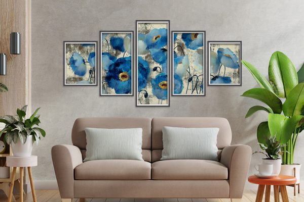 Silvia Vassileva Floral Art Split Diamond Canvas Set