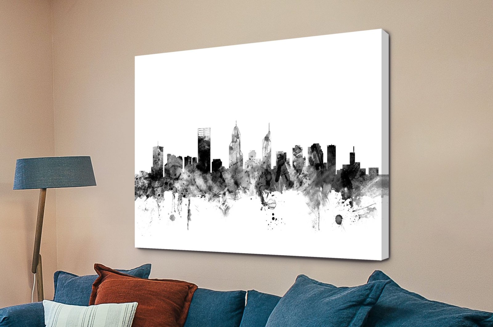 Perth Australia Skyline Art