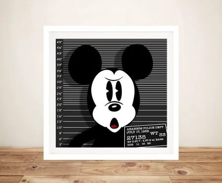 Mickey Custody canvas art, classic film poster artwork