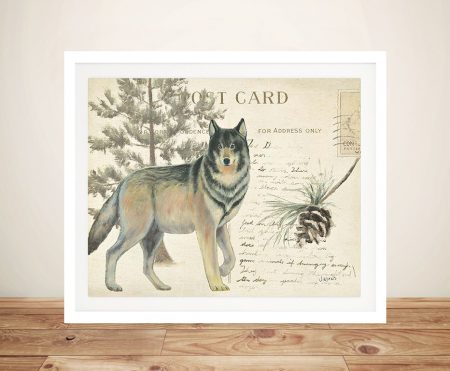 Framed canvas of Northern Wild I botanical study