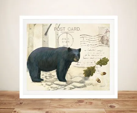 Framed canvas of Northern Wild IV botanical study