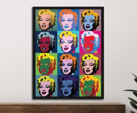 pop-icon piece | Warhol Marilyn Monroe Pop Art, Warhol - retro pop print, iconic and ready to hang