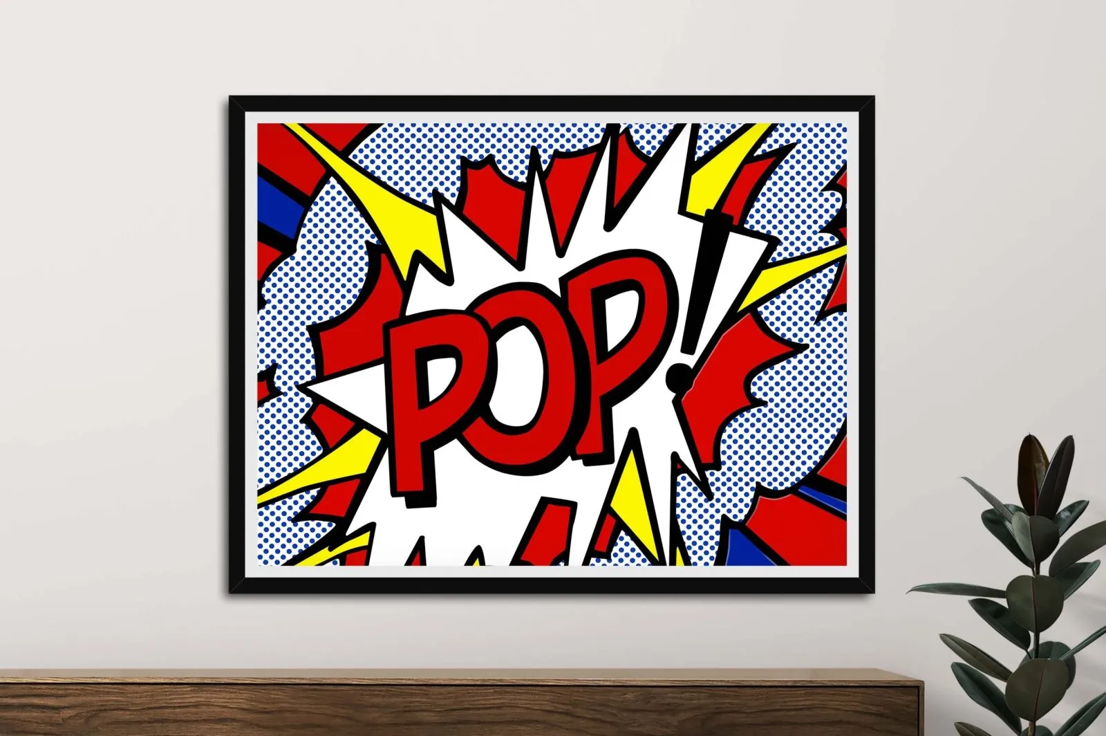 Buy Pop Comic Book Wall Art Print on Canvas Sydney Australia