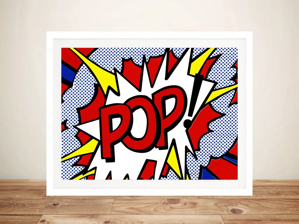 Buy Pop Comic Book Wall Art Print on Canvas Sydney Australia