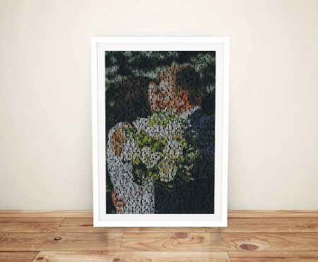 Custom canvas of The Unforgettable Day - custom wall art hand-printed in Australia