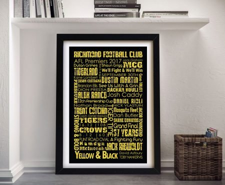 Richmond Tigers Framed Wall Art