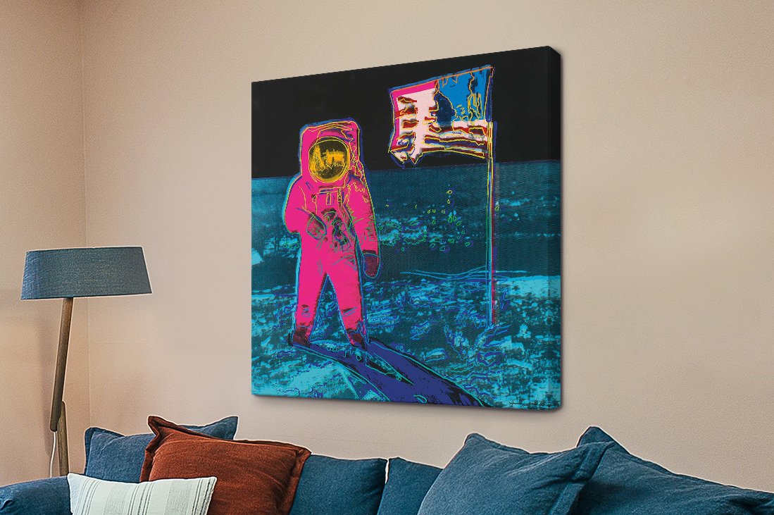 Buy Andy Warhol's Moonwalk 2 Framed Pop Art Brisbane