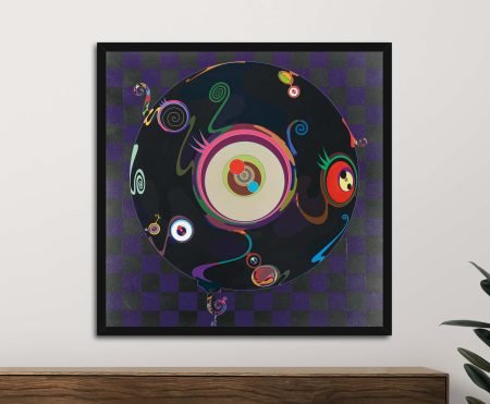 Framed Takashi Murakami Backbeard Japanese Artwork