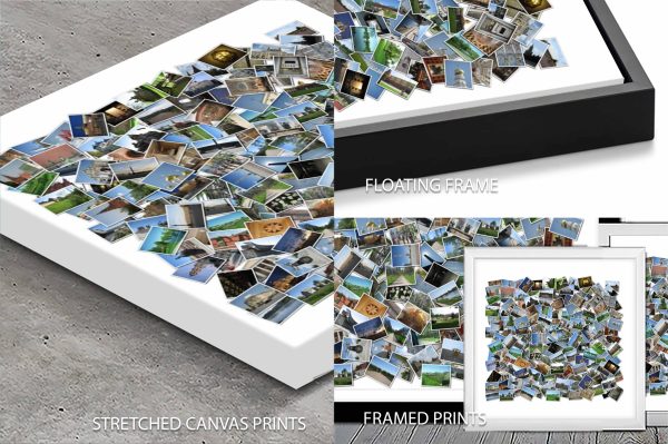 Photo Assortment Personalised Collage Art | Canvas Prints Perth