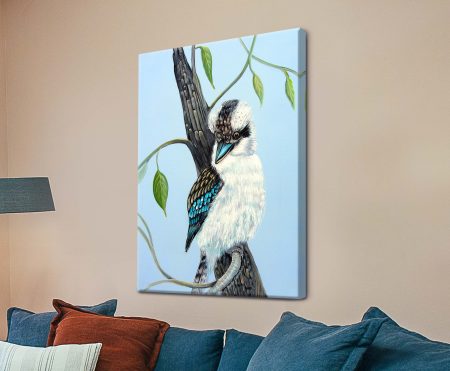 Sitting Pretty by Linda Callaghan - animal canvas print, a characterful wildlife piece in canvas form