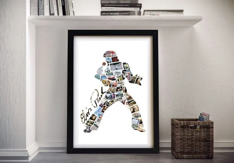 Elvis Photo Collage Canvas Art