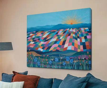 Don't Steal My Sunshine canvas | statement abstract piece, modern edition for art lovers