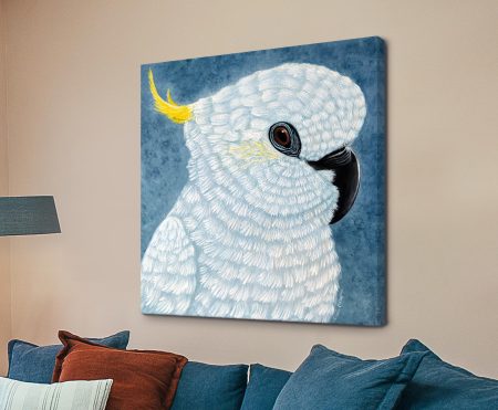 The Lookout by Linda Callaghan on canvas - striking, wildlife and hand-stretched