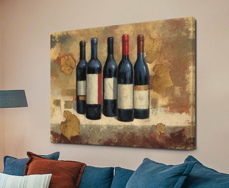 Napa Reserve canvas - modern abstract print by James Wiens, minimal and gallery-ready