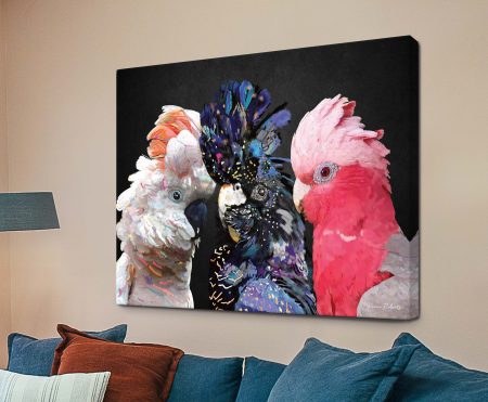 Karin Roberts Dance Cocky cockatoo on canvas