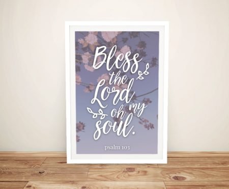 Floral Christian Quote Art on canvas, a painterly botanical composition with rich detail