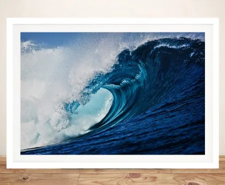 Framed print of Slab Hook seascape