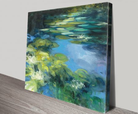 Water Lilies ll Julia Purinton Fine Art Print
