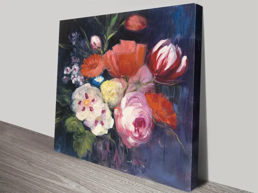 Fresh Cut Floral Fine Art Print on Canvas | Canvas Prints Perth