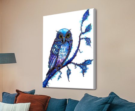minimal contemporary artwork - The Wisdom Keeper (Linda Callaghan), printed as a abstract canvas print