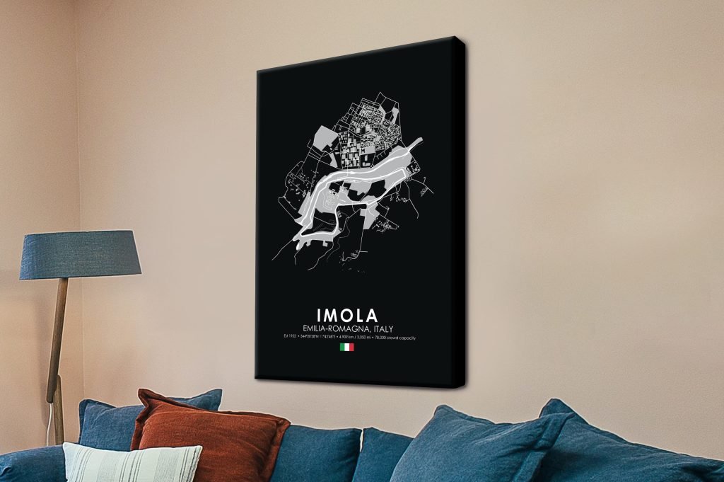 Imola F1 Grand Prix Circuit Print