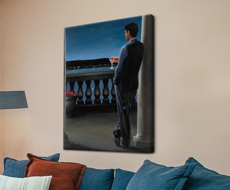 modern abstract print featuring Thinking of Her by James Wiens - contemporary contemporary abstract canvas